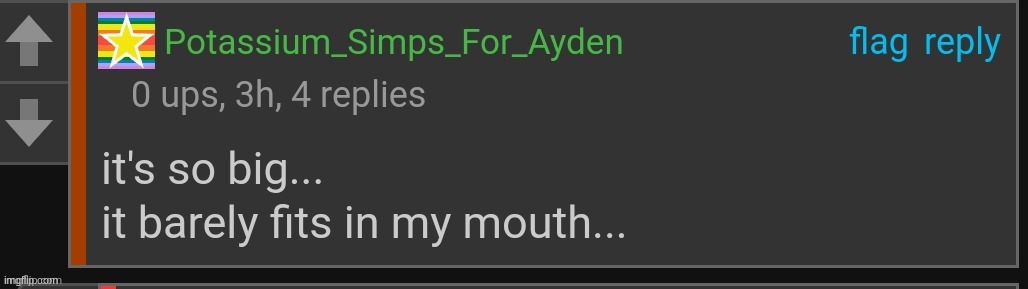 throwback to this particular comment | made w/ Imgflip meme maker