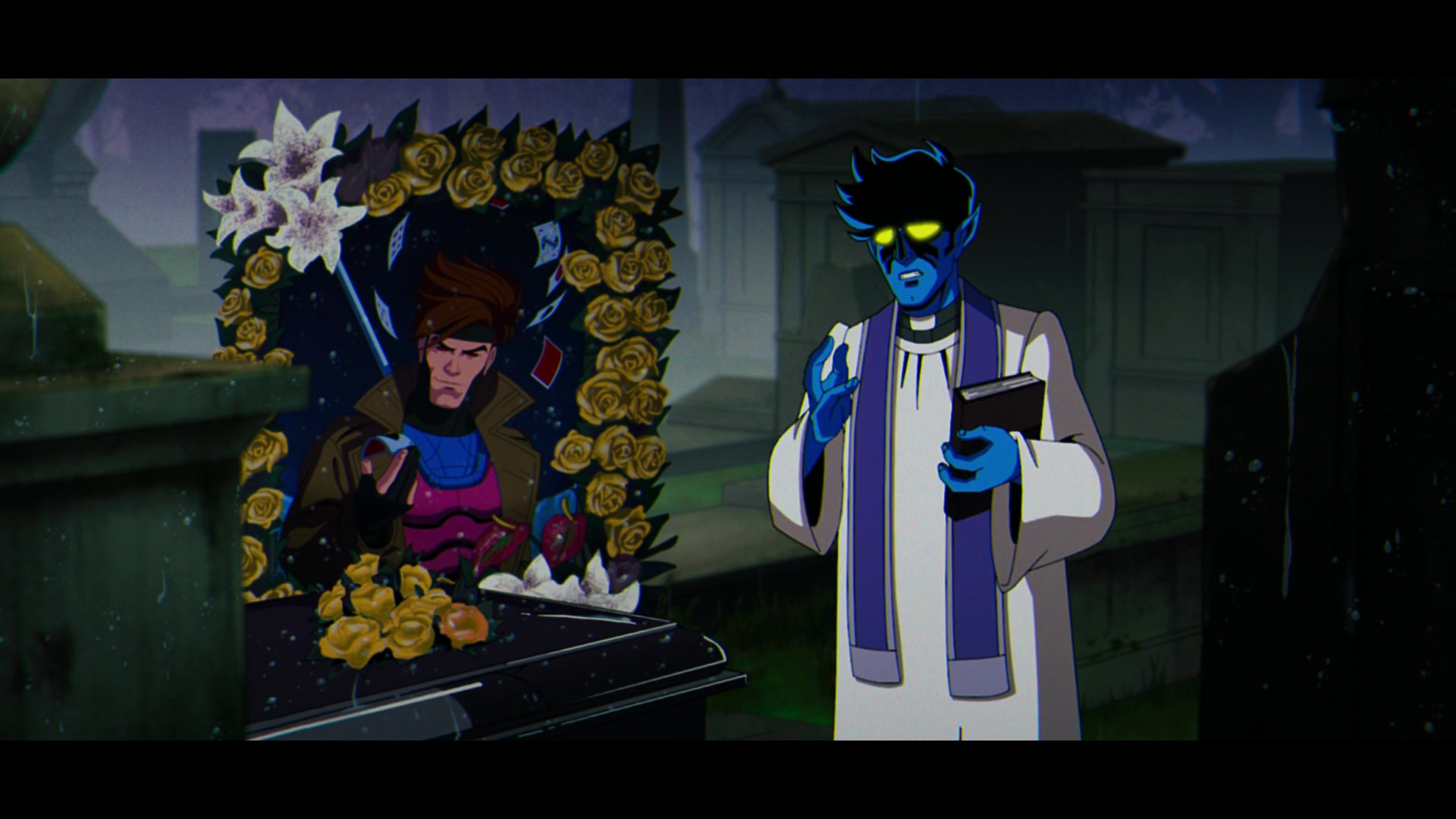 funny nightcrawler moment Blank Meme Template