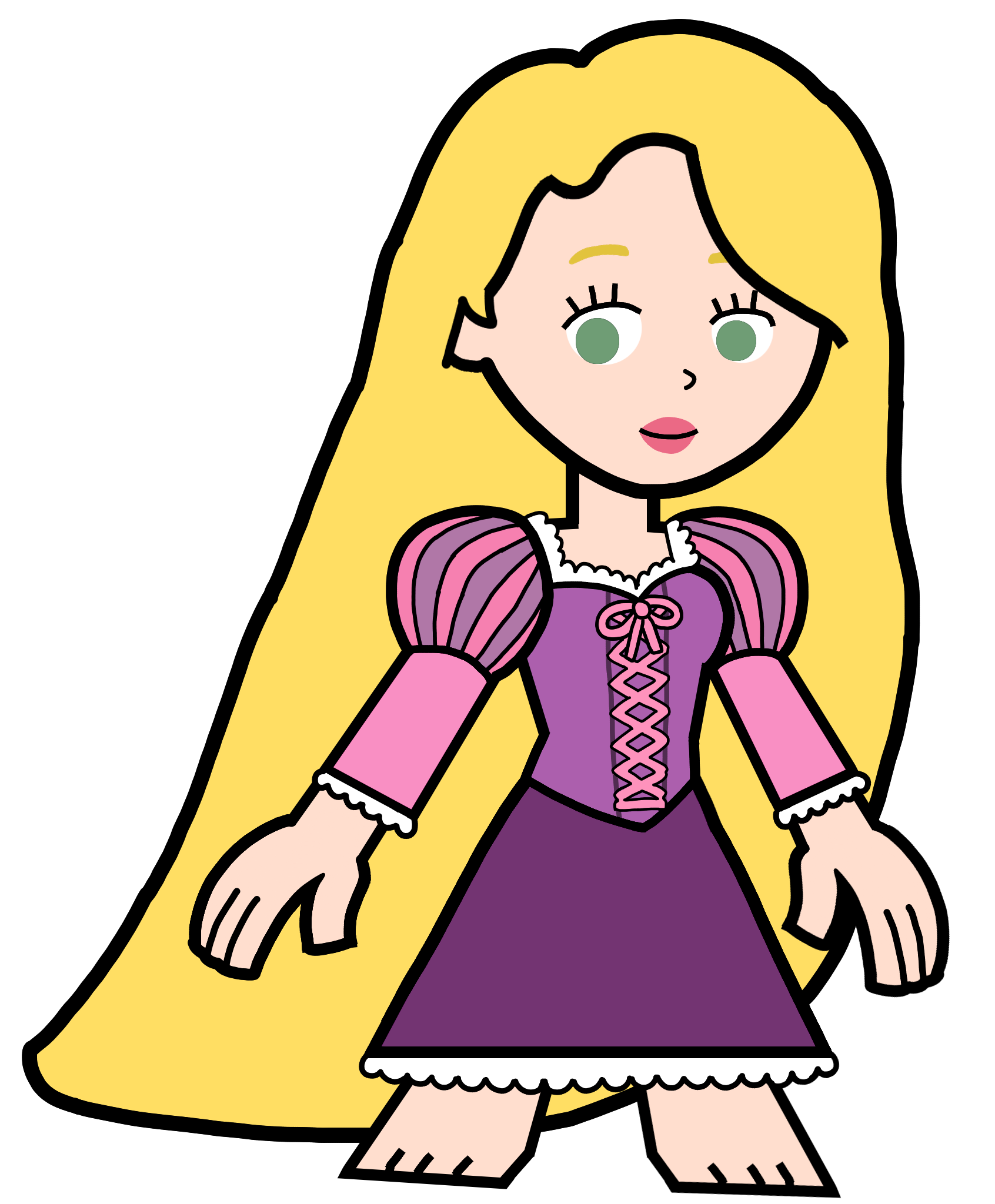 Rapunzel of Corona Blank Meme Template