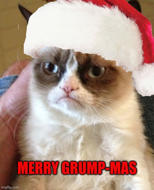 Grumpy Cat Meme | MERRY GRUMP-MAS | image tagged in memes,grumpy cat | made w/ Imgflip meme maker