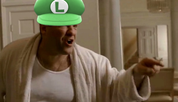 In this house, Luigi Blank Meme Template