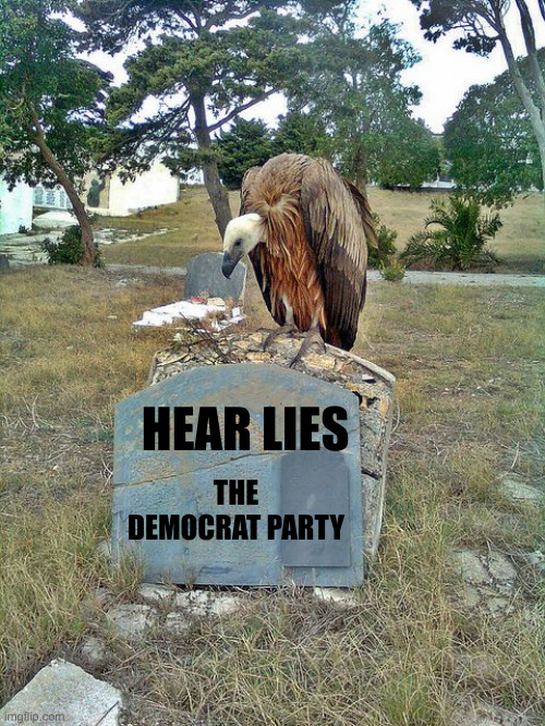 Merry Christmas ! Buzzards Do Better Under A Trump Presidency Too | HEAR LIES; THE DEMOCRAT PARTY | image tagged in vulture,political meme,politics,funny memes,funny,donald trump | made w/ Imgflip meme maker