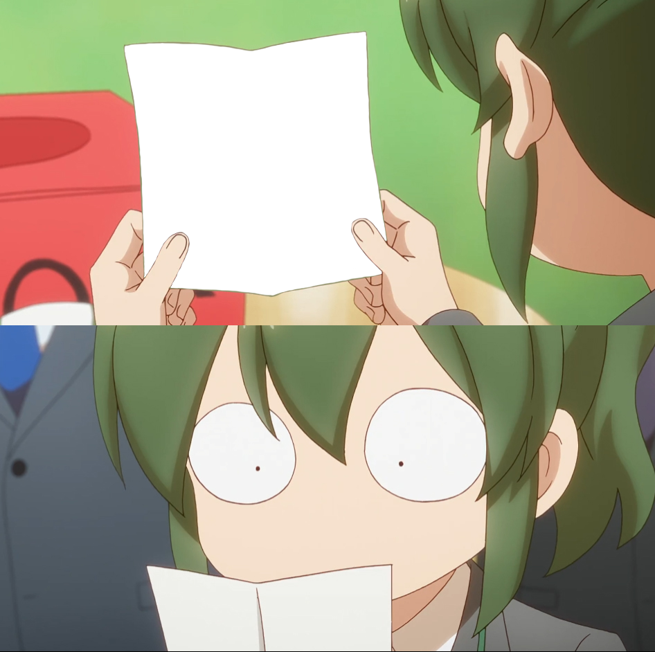 Igarashi Reading Paper Blank Meme Template