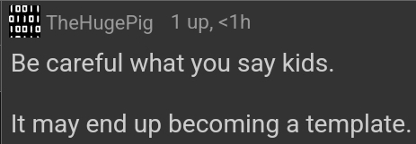Wise words Blank Meme Template