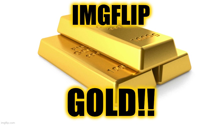 Gold bricks | IMGFLIP GOLD!! | image tagged in gold bricks | made w/ Imgflip meme maker