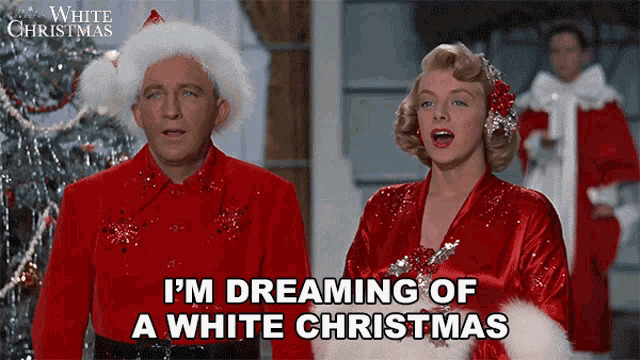 White Christmas Blank Meme Template