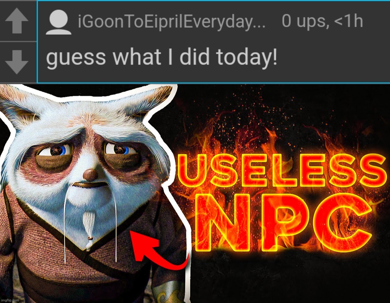 made w/ Imgflip meme maker
