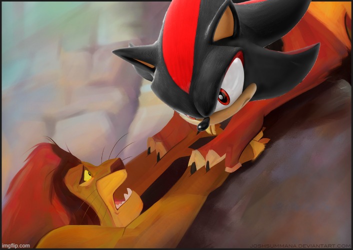 long live the king | image tagged in long live the king,mufasa,shadow the hedgehog,walt disney,sonic the hedgehog,lion king | made w/ Imgflip meme maker