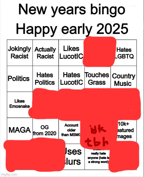 2025 Bingo | image tagged in 2025 bingo | made w/ Imgflip meme maker