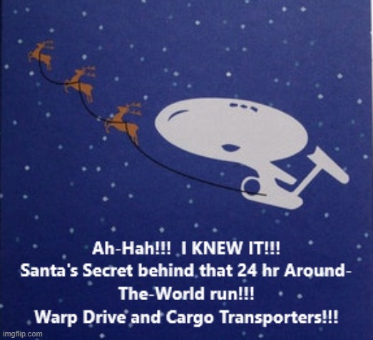 Star Trekking Santa | image tagged in santa | made w/ Imgflip meme maker