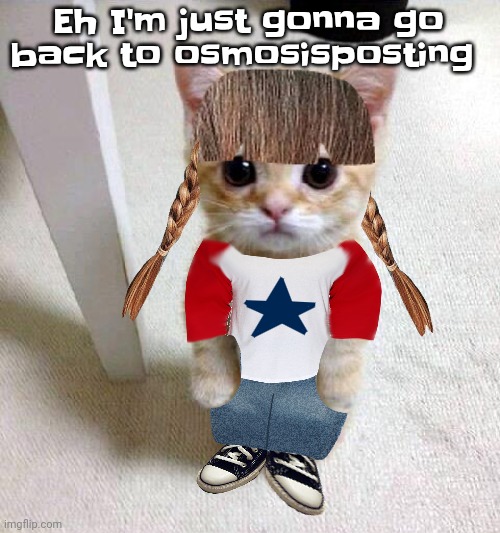 Nyami | Eh I'm just gonna go back to osmosisposting | image tagged in nyami | made w/ Imgflip meme maker