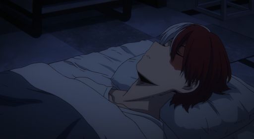 Todoroki sleeping Blank Meme Template