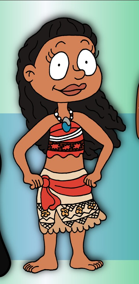 Moana in Rugrats Style Blank Meme Template