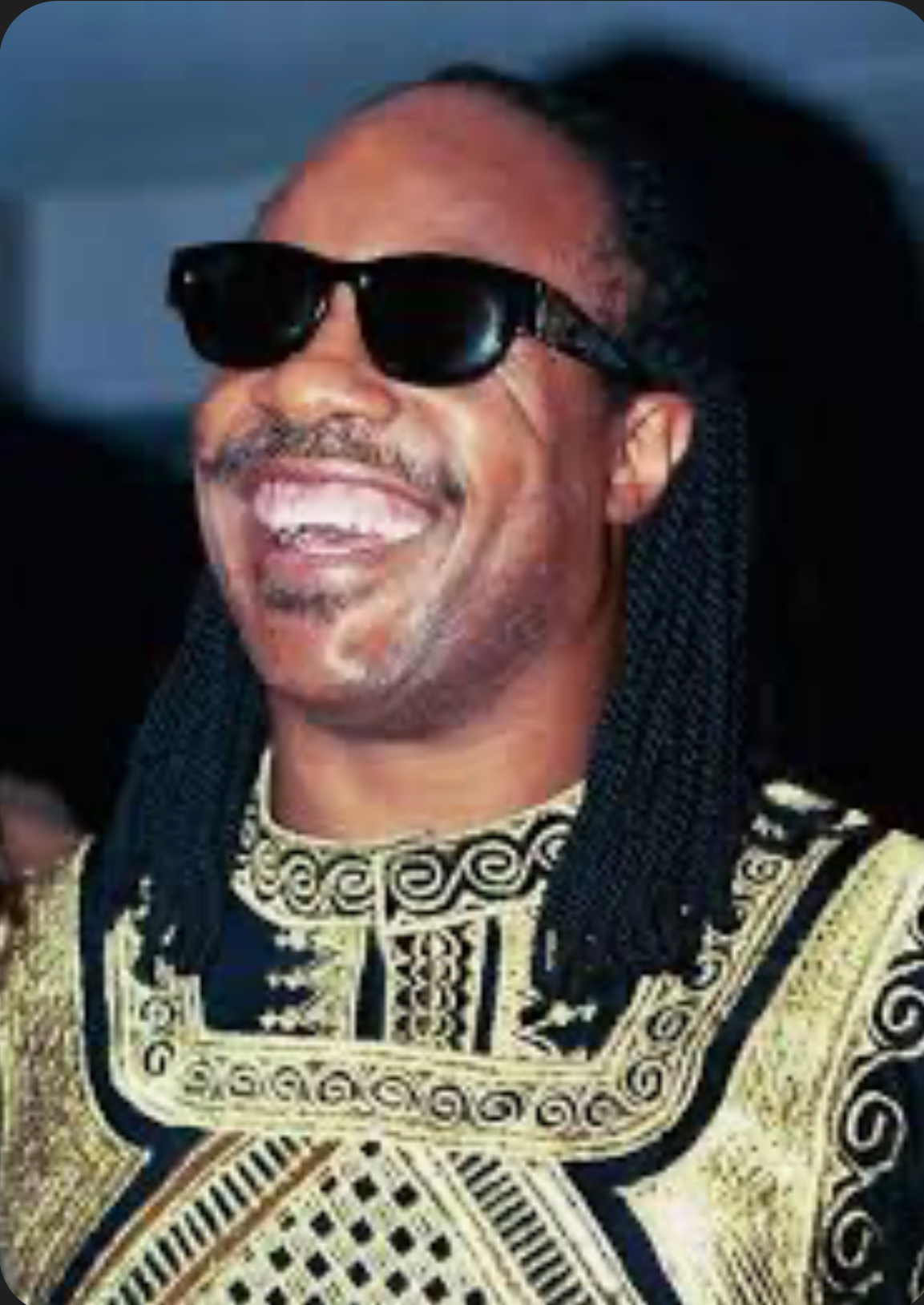 Stevie Wonder Blank Meme Template