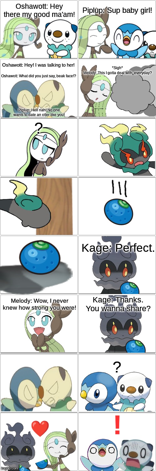Tips 101: How to impress a girl.mp3 | image tagged in comic,kage and melody,kage,melody | made w/ Imgflip meme maker