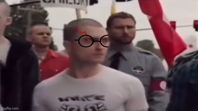 Harry potter, yer a-- | image tagged in nate what are you doing man | made w/ Imgflip meme maker
