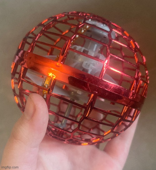 Present #3: flying LED ball, no more explanation | made w/ Imgflip meme maker