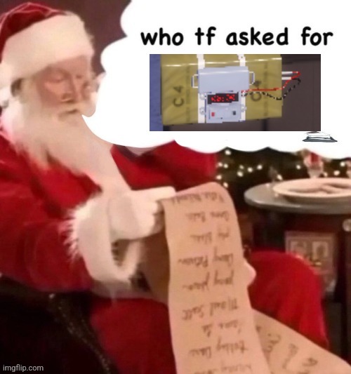 It was me Santa, it was me | made w/ Imgflip meme maker