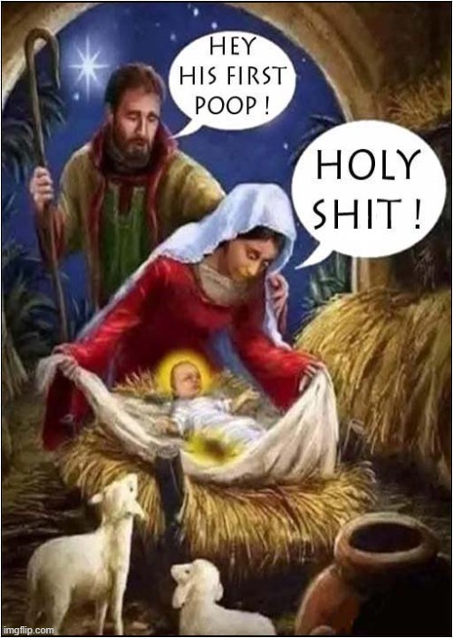 Jesus Christ ... What's That Smell ? | image tagged in jesus,poop,play on words,dark humour | made w/ Imgflip meme maker