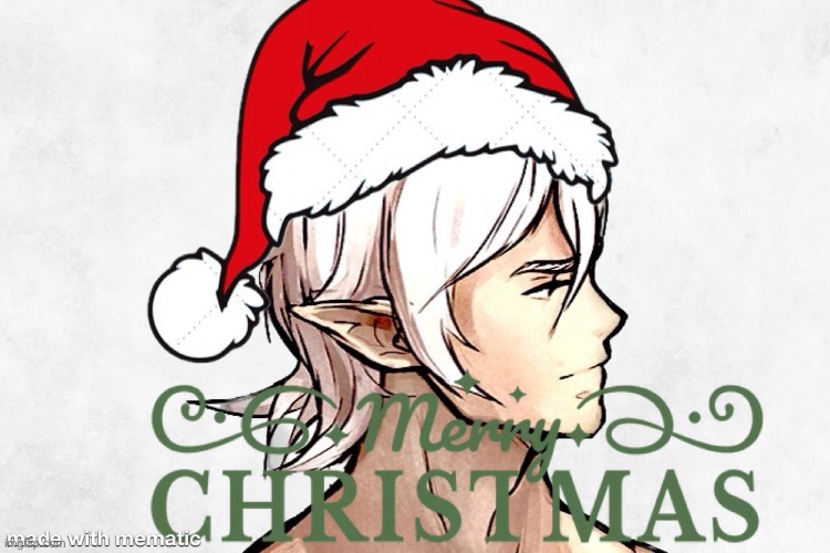 Chad corrin here to wish you a Marry Christmas | image tagged in merry christmas,chad corrin,fire emblem,chad,memes | made w/ Imgflip meme maker