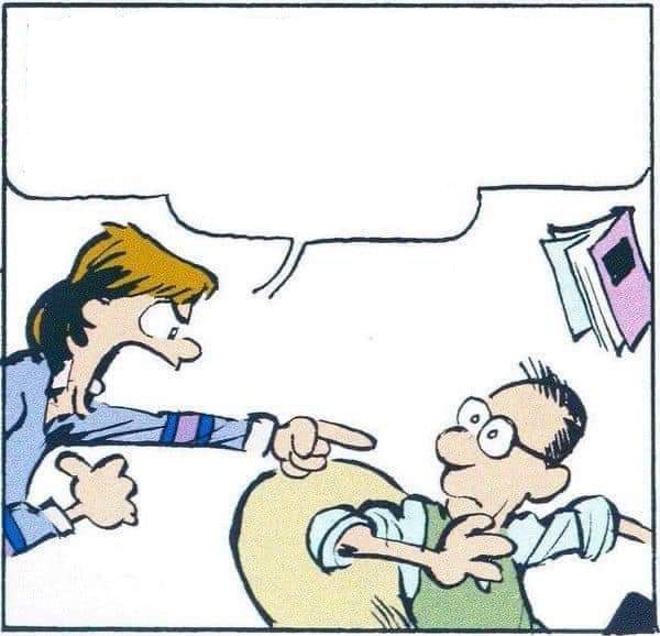 High Quality Calvin and Hobbs Blank Meme Template