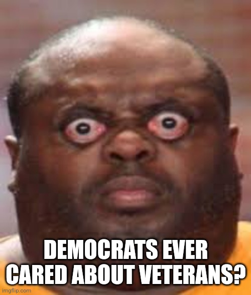 uh oh | DEMOCRATS EVER CARED ABOUT VETERANS? | image tagged in uh oh | made w/ Imgflip meme maker