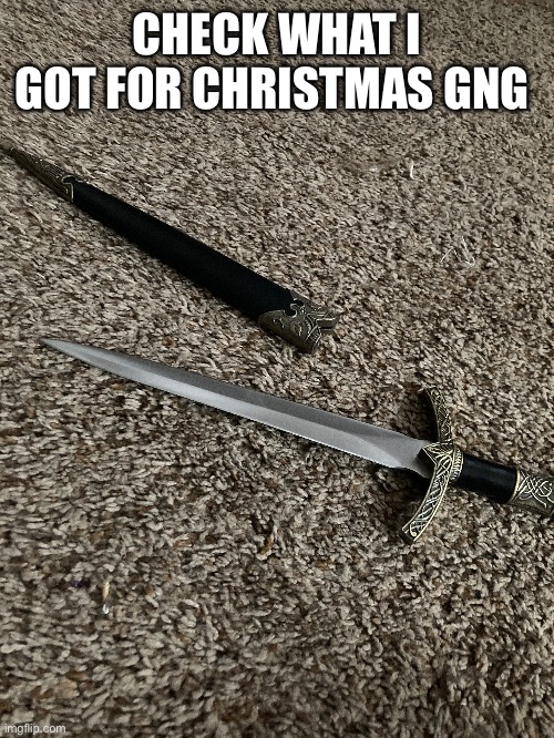 CHECK WHAT I GOT FOR CHRISTMAS GNG | made w/ Imgflip meme maker