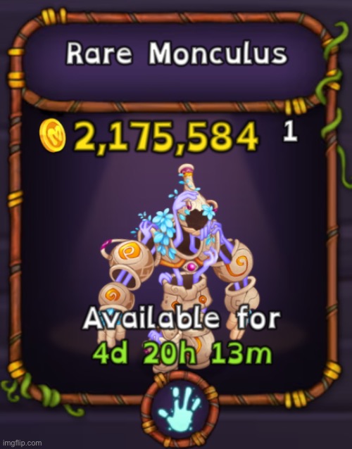 you can buy rare monculus on wublin island for some reason | made w/ Imgflip meme maker