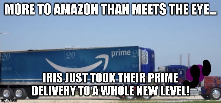 more to iris and optimus | MORE TO AMAZON THAN MEETS THE EYE... IRIS JUST TOOK THEIR PRIME DELIVERY TO A WHOLE NEW LEVEL! | image tagged in more to optimus prime | made w/ Imgflip meme maker