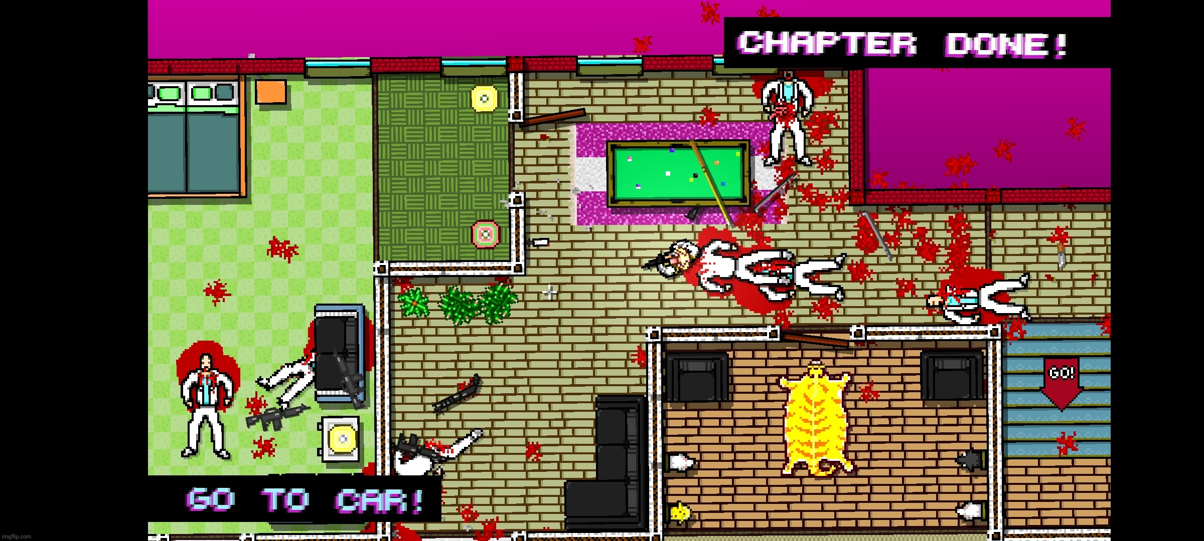 played bit of Hotline Miami | made w/ Imgflip meme maker