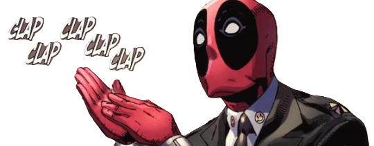 Deadpool Clapping Blank Meme Template