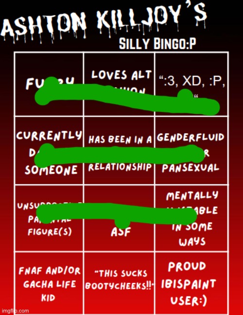 Ashton's bingoX3 | image tagged in ashton's bingox3 | made w/ Imgflip meme maker