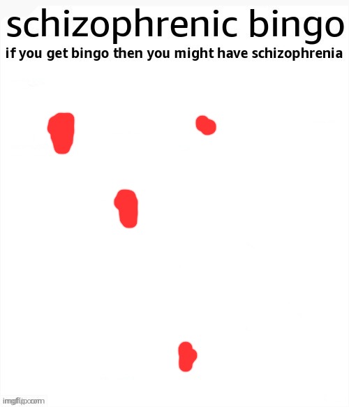 FUCK | image tagged in schizophrenic bingo | made w/ Imgflip meme maker