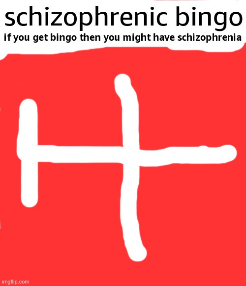 Am I Ok? | image tagged in schizophrenic bingo | made w/ Imgflip meme maker