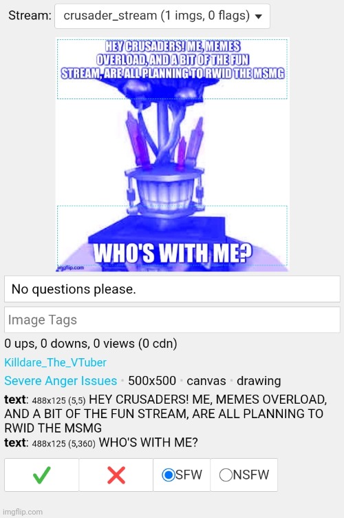 Just a heads up | made w/ Imgflip meme maker