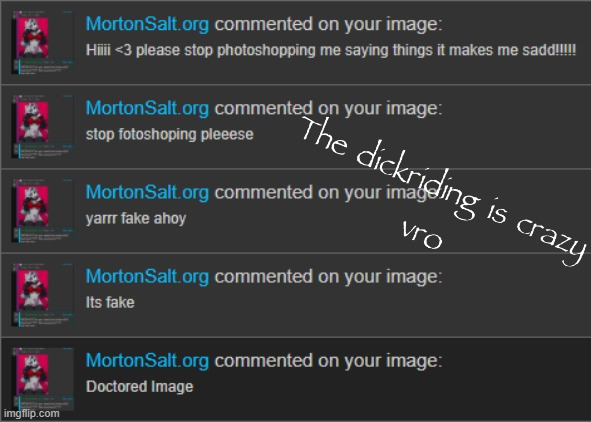 The dickriding is crazy vro Blank Meme Template