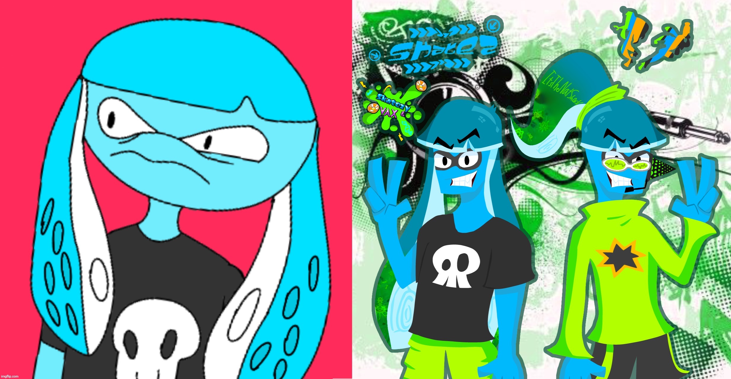 The difference between these artworks is 2 years. | made w/ Imgflip meme maker