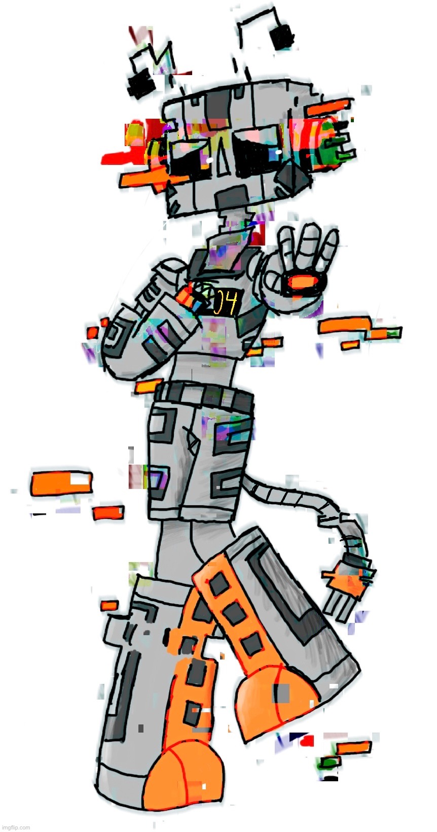 Fatal Computer Virus Zerobot (Procreate ver.) | made w/ Imgflip meme maker