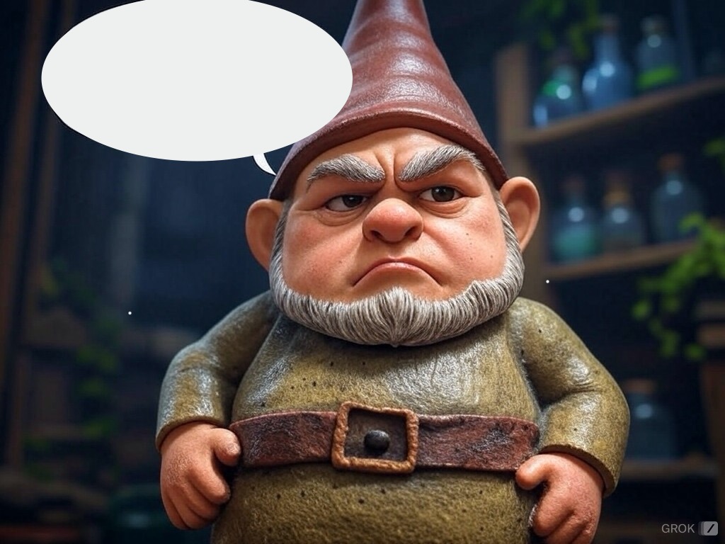 High Quality Gnome Blank Meme Template