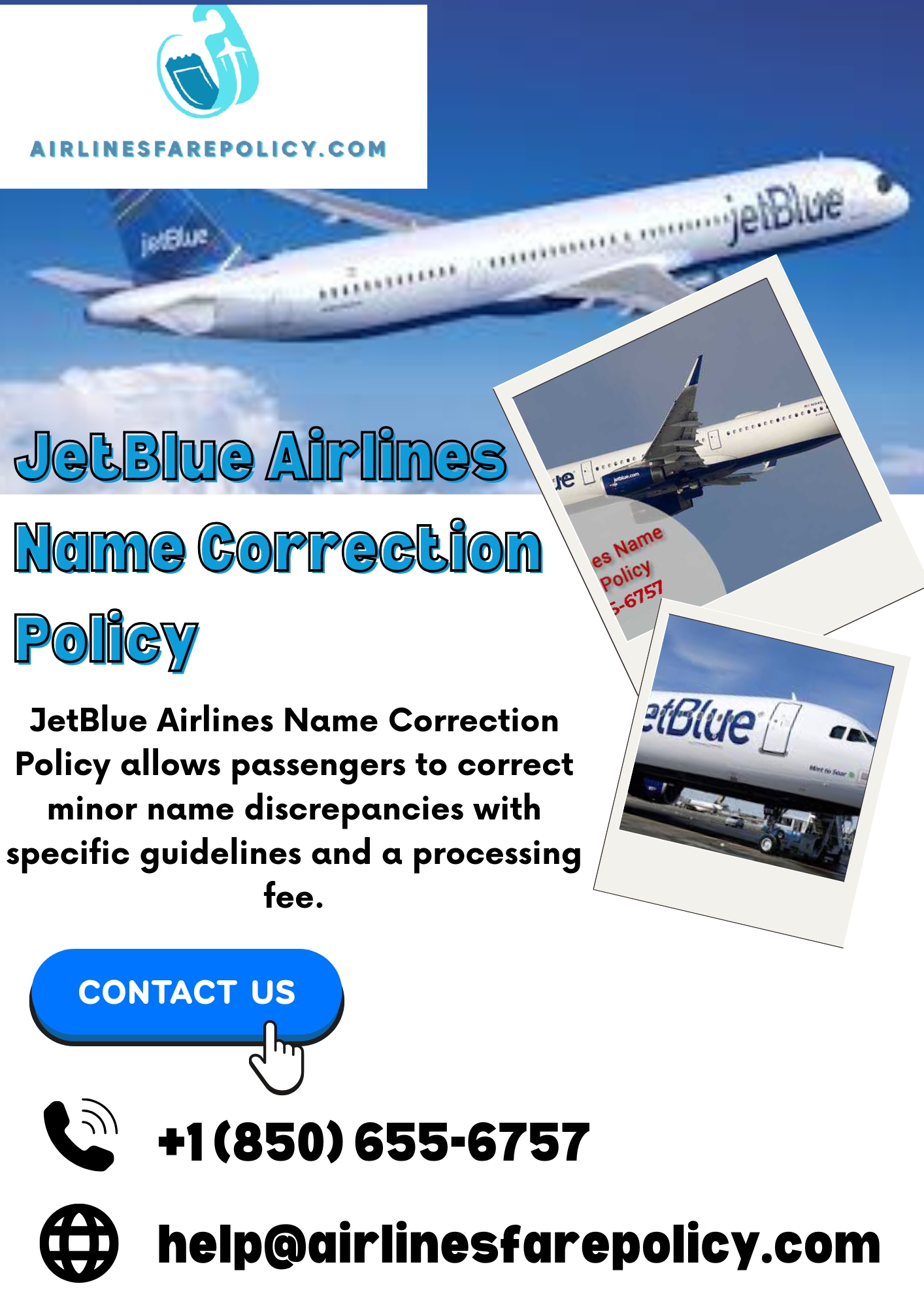 JetBlue Airlines Name Correction Policy Blank Meme Template