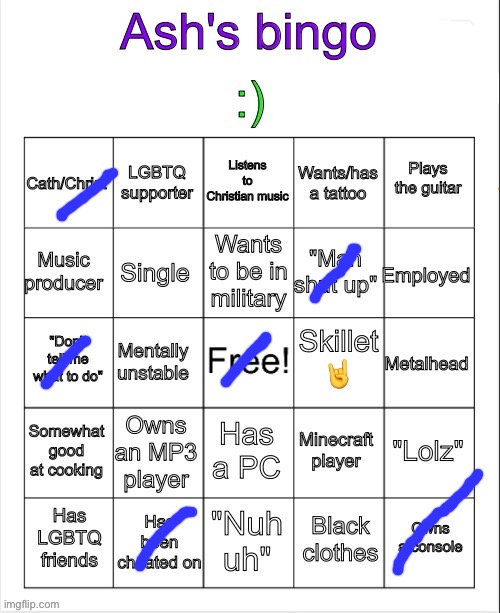 Eh | image tagged in ash's bingo,msmg | made w/ Imgflip meme maker