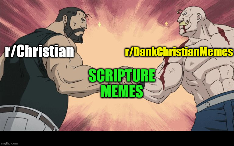 Epic Team Up | r/DankChristianMemes; r/Christian; SCRIPTURE MEMES | image tagged in manly handshake,dank,christian,memes,r/dankchristianmemes | made w/ Imgflip meme maker