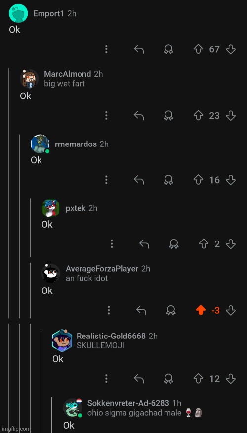 Ok | made w/ Imgflip meme maker