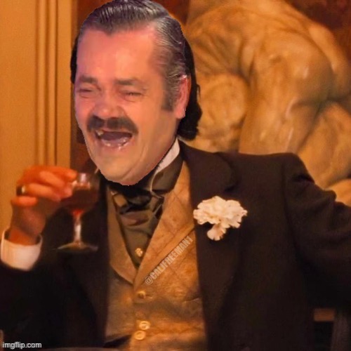 image tagged in leonardo dicaprio django laugh,django unchained,you will leonardo django,maga,laughing leo,leonardo dicaprio | made w/ Imgflip meme maker