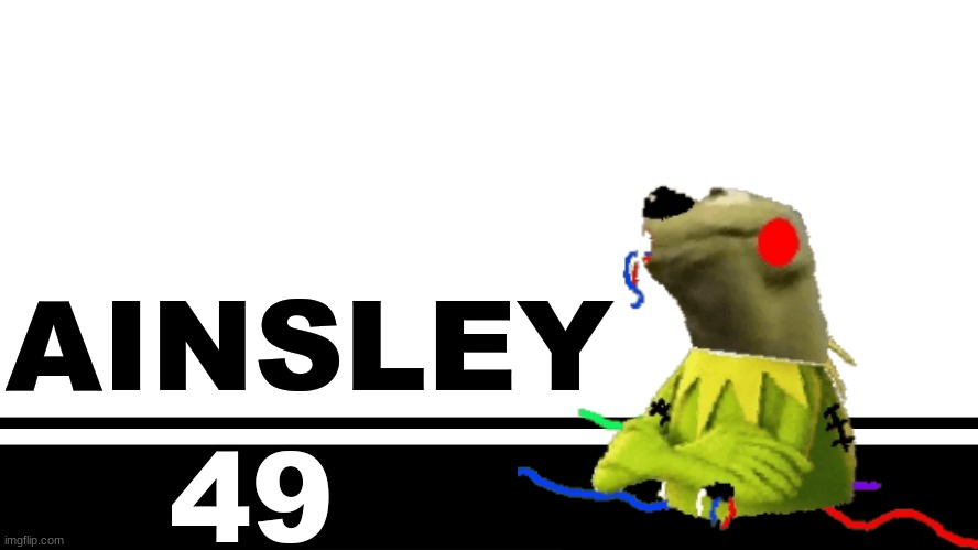 Smash Bros. Ultimate character card | AINSLEY; 49 | image tagged in smash bros ultimate character card | made w/ Imgflip meme maker