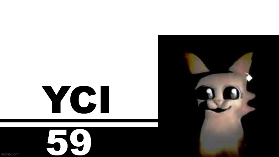 Smash Bros. Ultimate character card | YCI; 59 | image tagged in smash bros ultimate character card | made w/ Imgflip meme maker