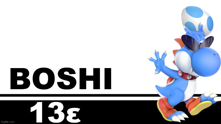 secret character!?!? | BOSHI; 13ε | image tagged in smash bros ultimate character card | made w/ Imgflip meme maker