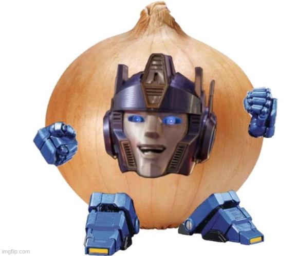 Before he was Optimus Prime, he was Onion Pax. | made w/ Imgflip meme maker