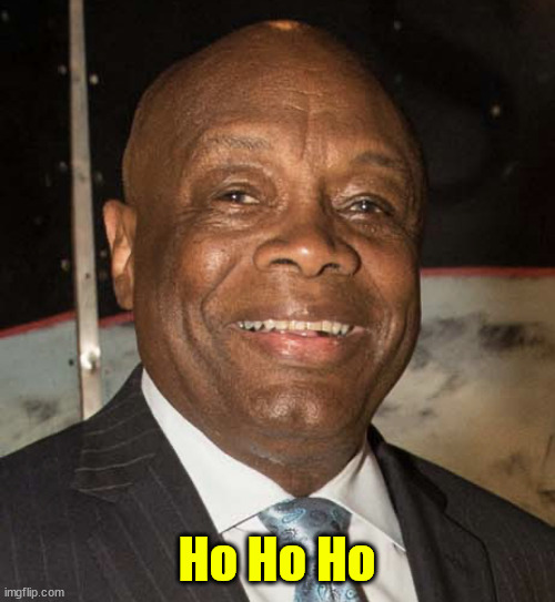 Three cheers for Kamala | Ho Ho Ho | image tagged in willie brown,three cheers for kamala | made w/ Imgflip meme maker