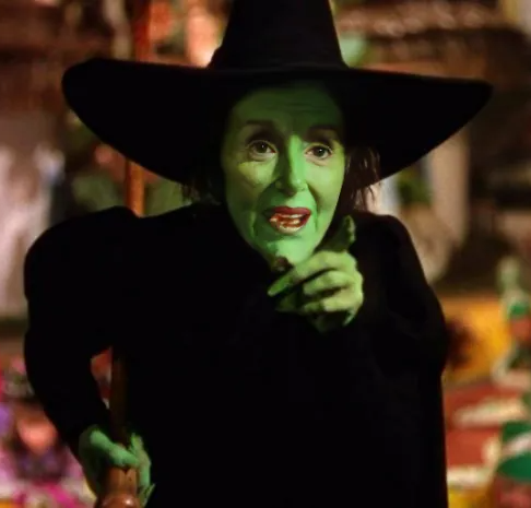 wicked witch Pelosi Blank Meme Template
